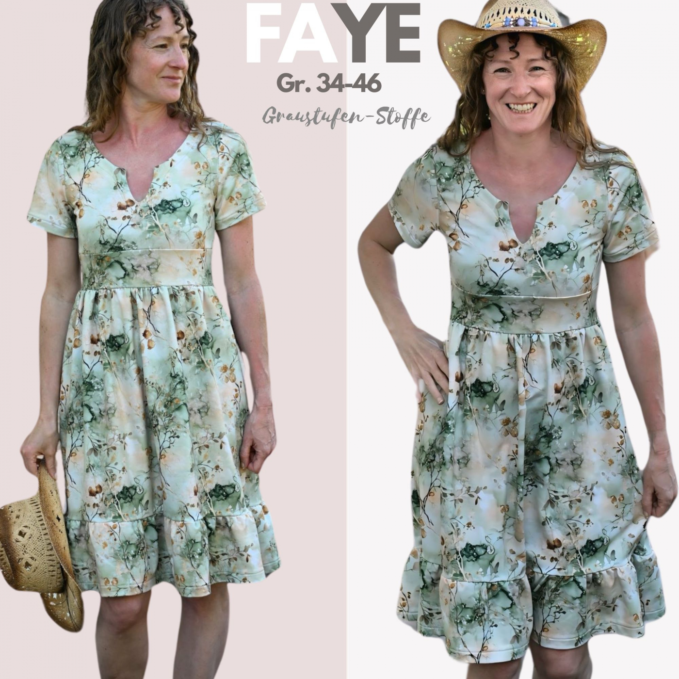 BOHOKLEID FAYE GR. 34 BIS 46  EBOOK UND SCHNITTMUSTER